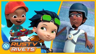 Rusty’s Search for Ozzy and MORE | Rusty Rivets Episodes | Cartoons for Kids