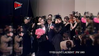YVES SAINT LAURENT Herfst/Winter 1993 Parijs 4K - Canale Moda