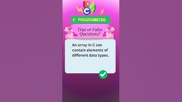 C Programming #interview #exams #computerscience #cprogramming #viralshort #quiz #mcqs #trueorfalse