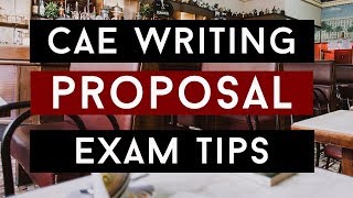 How to Write a Proposal for CAE