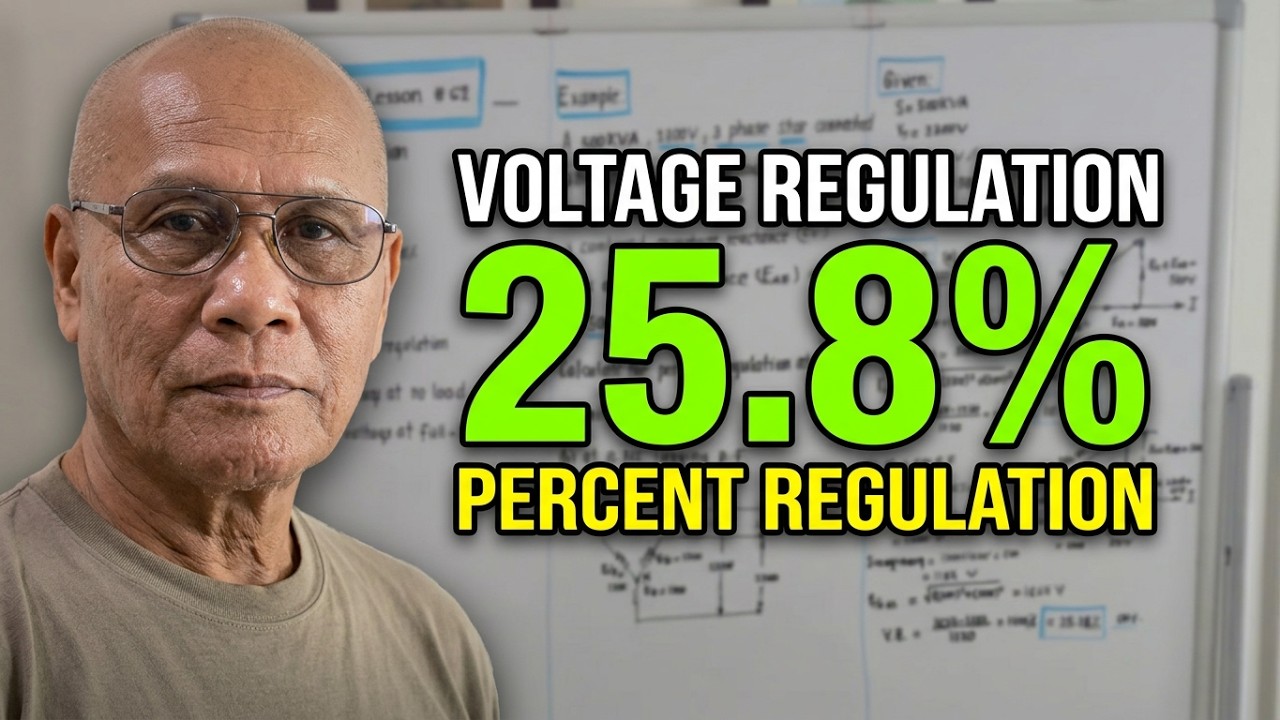 AC Machines Lesson #62 _ Alternator Regulation @ProfDavidJDelosReyes ...