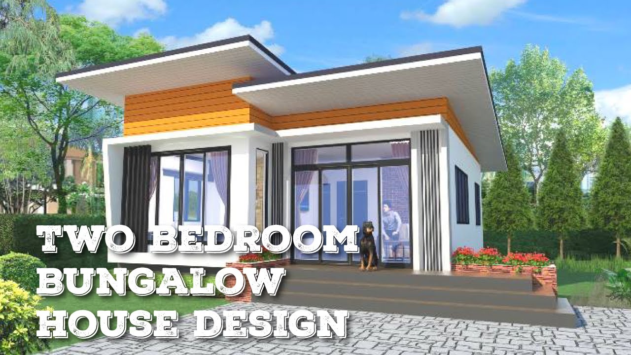 Two Bedroom Bungalow House Design - YouTube
