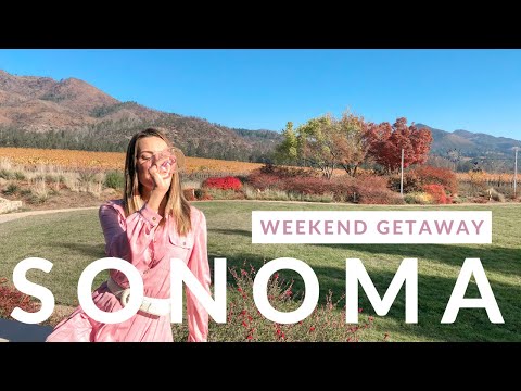 SONOMA, CALIFORNIA WINE TASTING WEEKEND GETAWAY 2020 (Travel Guide, Best Wineries & Airbnb Stay)!