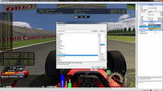 rfDynHud for rFactor - Short demonstration of the included Editor