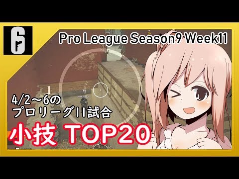 [R6S] プロチームアナリストが選ぶプロリーグS9W11で見られた小技TOP20！！ [CeVIO]