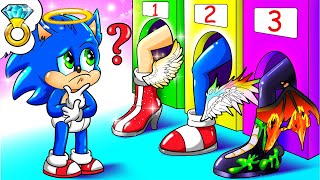 Don't Choose Wrong Door Challenge!! Baby Sonic Rescue Mommy - Sonic Life Story - Cartoon Animation