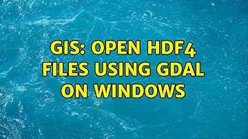 GIS: Open HDF4 Files using GDAL on Windows (3 Solutions!!)
