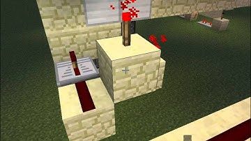 Minecraft: Redstone Showcase - Compact 3x3 Vault Door (7x3x8) (1.3.2)