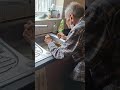 what grand dad 87 doing washing dishes how he helps me #elderly #goodhumor #whatssofunny #punjabi