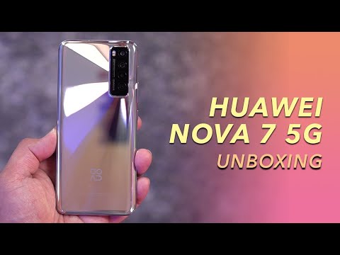 Huawei Nova 7 5G Unboxing (Taglish)