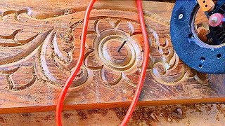 The best wood carving skills to make perfect design by PVJ wood carving