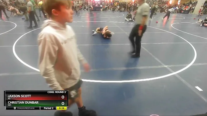 106 Lbs Cons. Round 2 - Jaxson Scott, KS Vs Christ...