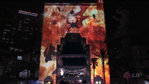 LG & Gameloft Thrill Gamers with 3D Mapping Projection