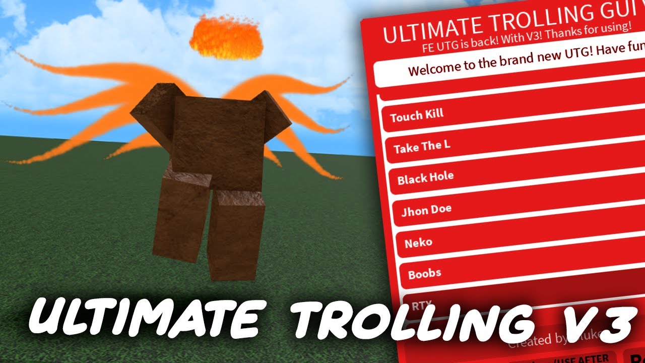 how to get ultimate trolling gui in roblox｜TikTok Search