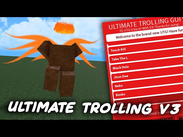 Is the UTG (Ultimate Trolling GUI) allowed to be implemented into