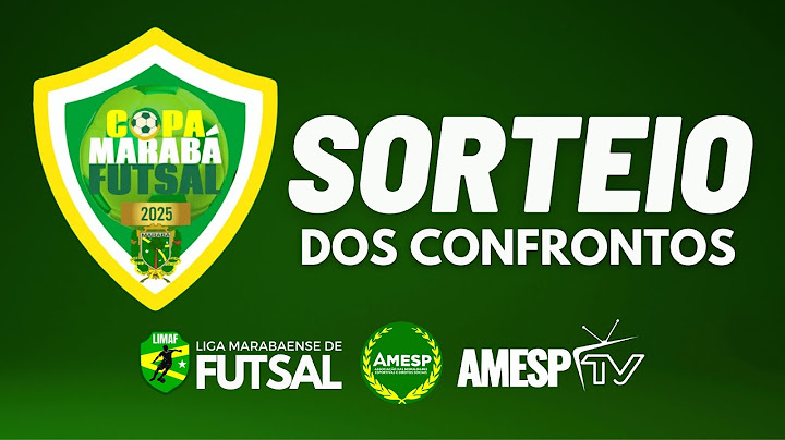 🔴Sorteio dos Confrontos - Copa Marabá de Futsal | AMESP TV