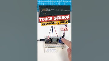 ESP32 Touch Sensor Project #arduino #electronics #engineering #arduinoproject  #esp32