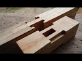 Extreme Strongest Wood Structure Connectors , Hand Cut Three-Way Wood Joints Structure