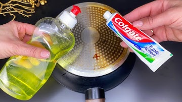Mix detergent with toothpaste 💥 The result will surprise you!