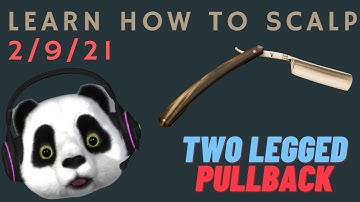 2/9/21 Daily Day Trading Scalping Setups Using Price Action | Two Legged Pullback