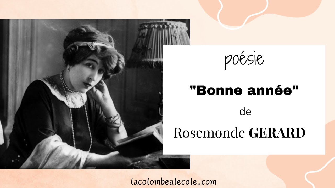 Bonne Année de Rosemonde GERARD un poème pour tous, plein de