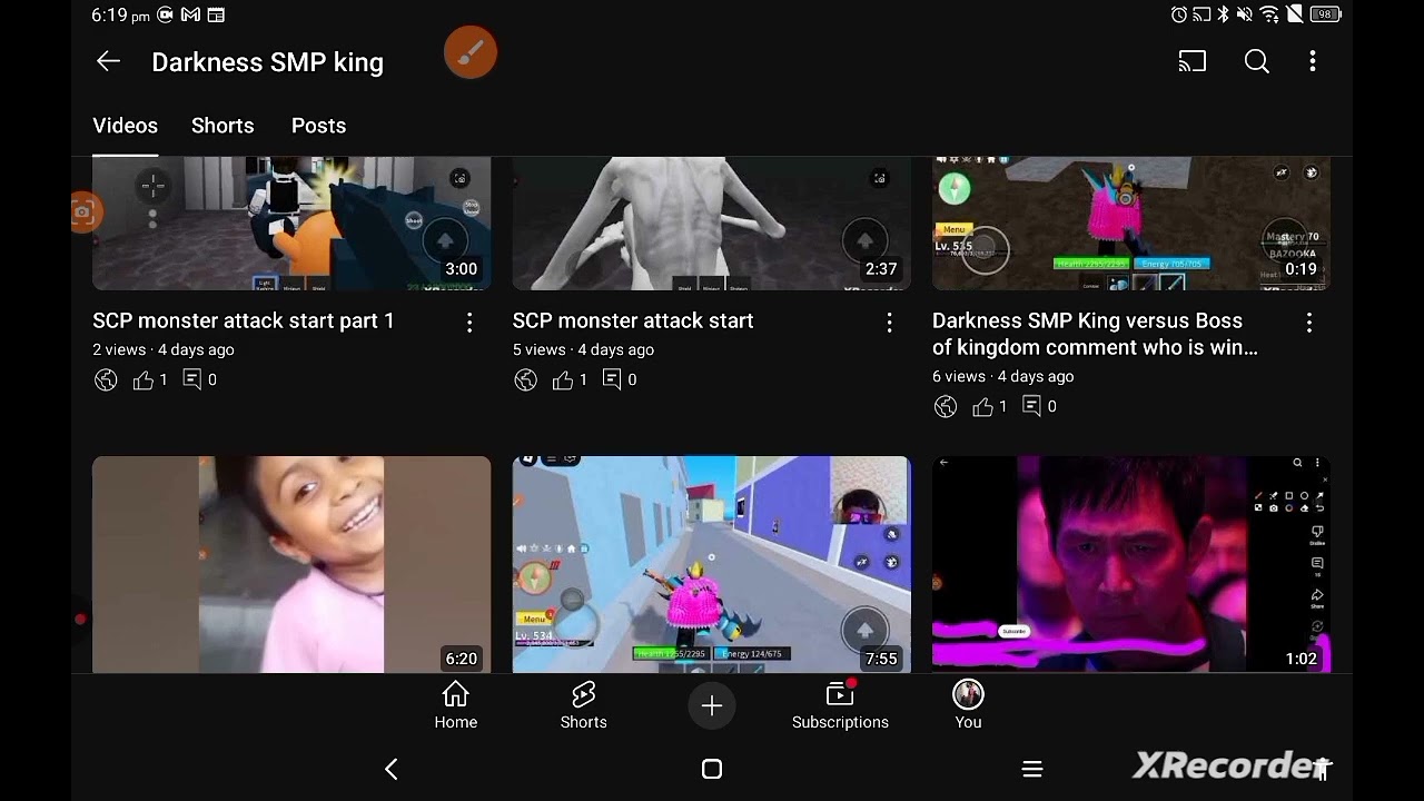 My darkness SMP King real song