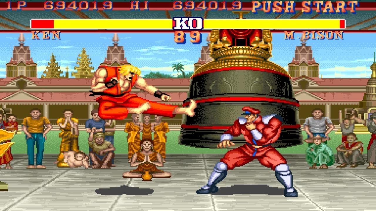 Capcom Arcade Stadium Street Fighter 2 Ken vs M.Bison + Ending