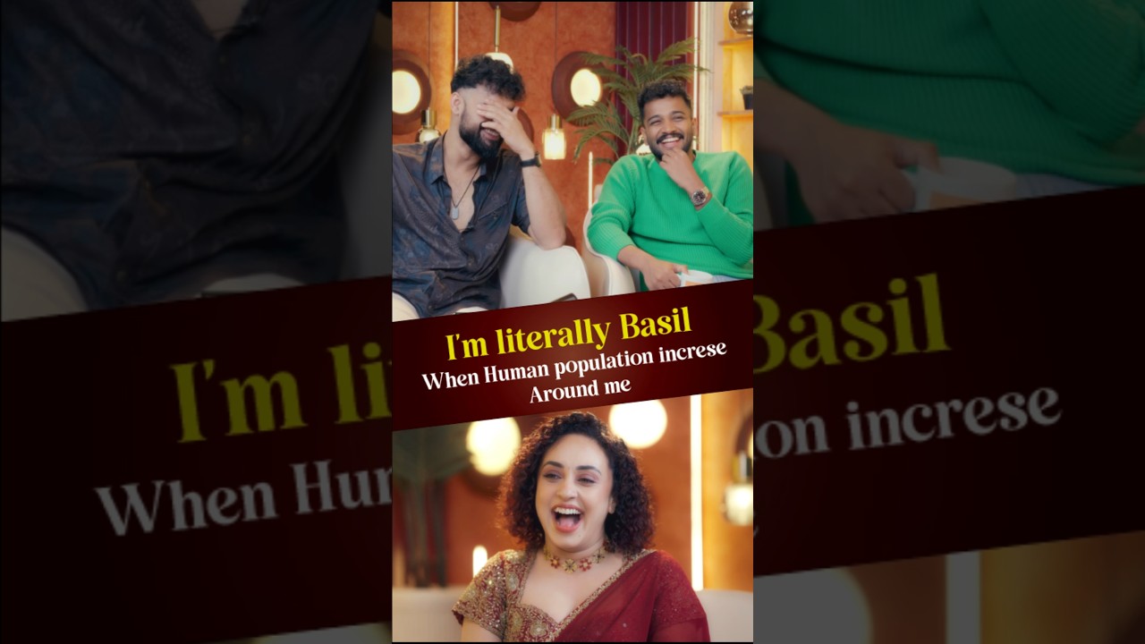 I'm literally Basil 😂 when Human population increase around me  #tovinothomas #basiljoseph #athiradi