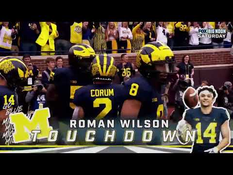 Roman Wilson TD vs Maryland 2022