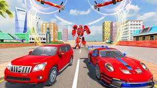 Robot Perang Berubah Jadi Mobil Prado | Robot Prado Car - Robot Transform Game screenshot 4