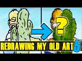 REDRAWING - OLD, "BAD" Art | My  FIRST Drawing..? - HOMER SIMPSON