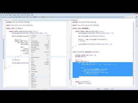 Creating Threads Using the Threads-API - Fifth Way