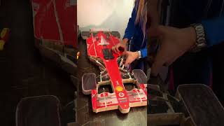 Placing The Mirrors On Michael Schumachers F2004 Ferrari F1 Car 