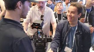 DJI Ronin S,  Osmo, RONIN-MX 3-Axis Stabilizers at Cine Gear Expo. Paramount Studios