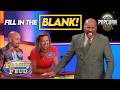 Fill In The BLANK! Steve Harvey Couldn't Stop LAUGHING At These Answers! | Family Feud