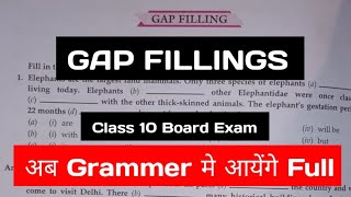 GAP FILLING | ENGLISH GRAMMAR FOR 9TH AND 10TH CBSE