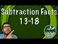 SciOnTheFly: Subtraction Facts 13-18