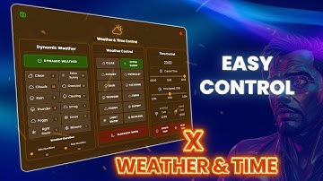 [ESX, QBCORE] 🎮 FiveM Weather & Time Control Masterpiece! Best Server Control 2025