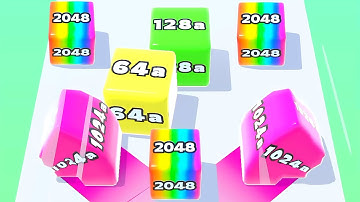 Jelly Run 2048 Max Level ♾️ Infinity ( 16 B , 2028 B )