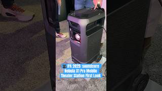IFA 2025 First Look: Nebula X1 Pro 4K Projector with Removable Speakers! 🔥 #IFA2025 #shorts @raystrazdas