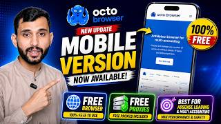 Octo Browser Now Available in Mobile | Free Browser & Free Proxy | Best for AdSense Loading 2026 screenshot 4