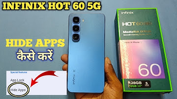 How To Hide Apps in Infinix Hot 60 5G | Infinix Hot 60 5G में hide apps कैसे करें