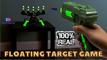 How to use Shooting Targets, Floating Target ball game with gun Unboxing & testing Play master Video
