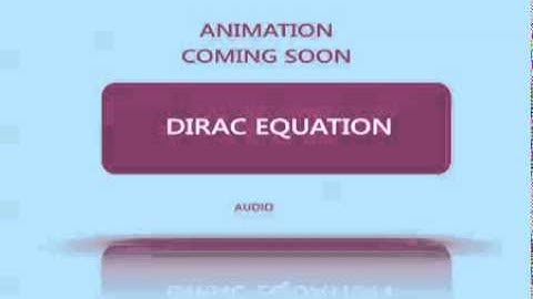 Dirac Equation