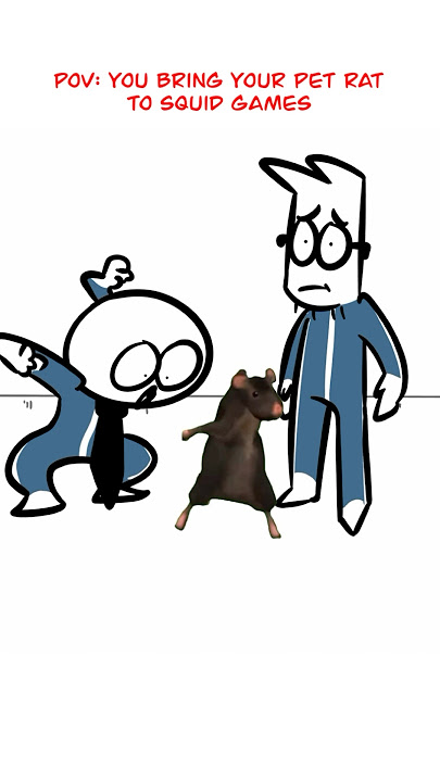 Rat Enters Squid Games 😅 (Animation Meme) Anim: ​⁠@Cartoonimation  #shorts