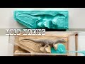 How to make Two part Silicone molds! - Making my Allosaurus models