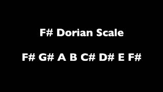 Jam Track - 30 Minute - Dorian Rock in F# - Backing Track - F#m7