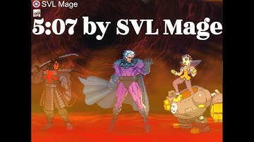 👑 5:07 THE (Previous) FASTEST MvC 2 SPEED RUN WORLD RECORD by 👑@TvMage👑 #mvc2 #speedrun #wr 4:57 NWR