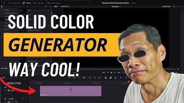 Resolve Solid Color Generator - 3 Ways To USE!