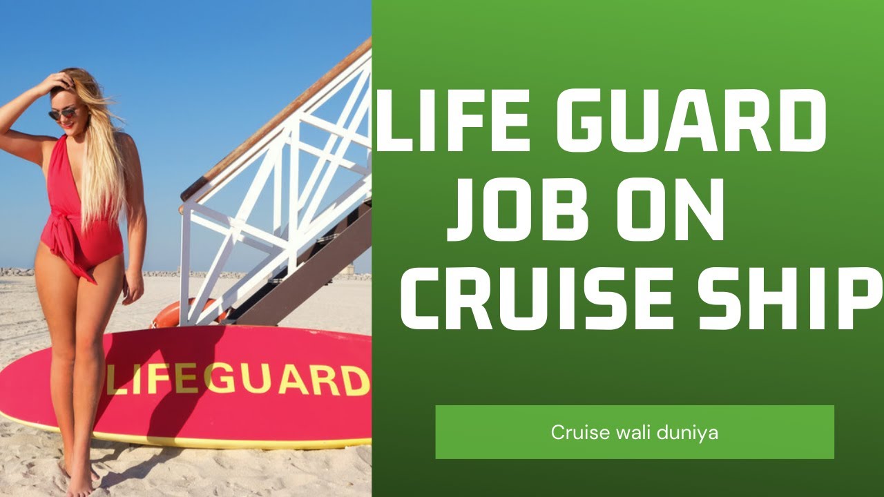 msc cruises lifeguard jobs